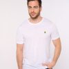 Homme Cocorico | T-Shirt Homme Lincoq Jaune (Brode) Blanc