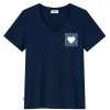 Femme Cocorico | T-Shirt Femme Col Vcocorico