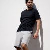 Homme Cocorico | Short Molletonshort En Molleton Homme Gris Chine