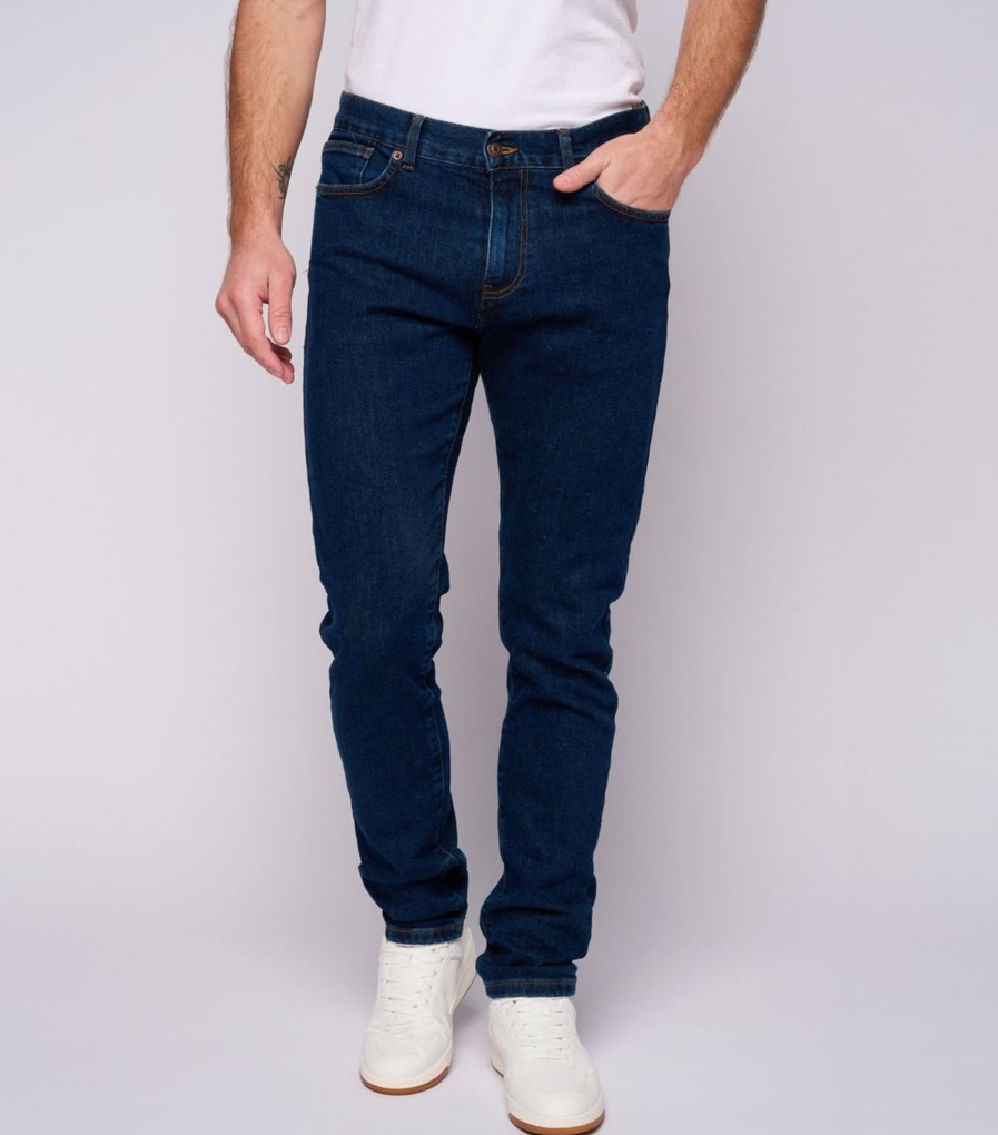 Homme Cocorico | Jean Hommele Jean Semi-Slim Stone Stone Denim