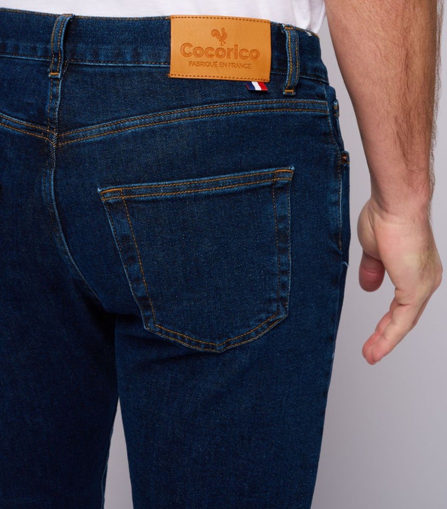 Homme Cocorico | Jean Hommele Jean Semi-Slim Stone Stone Denim