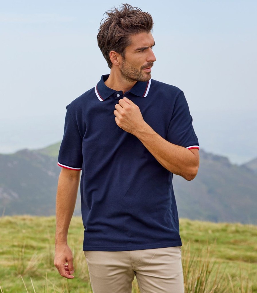 Homme Cocorico | Polo Hommecollection Supporter Bleu Marine