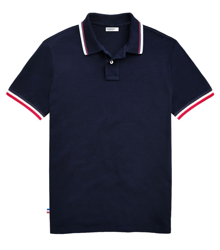 Homme Cocorico | Polo Hommecollection Supporter Bleu Marine