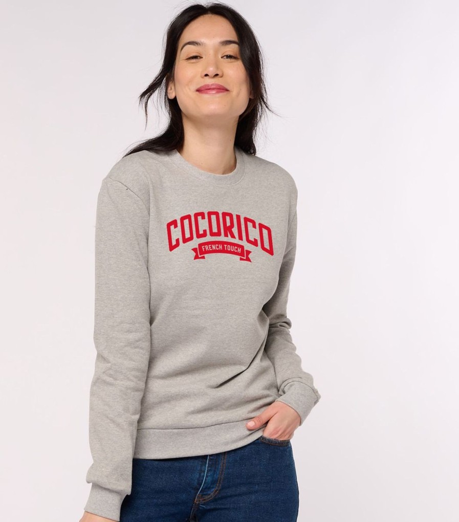 Femme Cocorico | Sweat Unisexele Campus (Effet Velours)