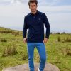 Homme Cocorico | Polo Manches Longuesles Essentiels Bleu Marine