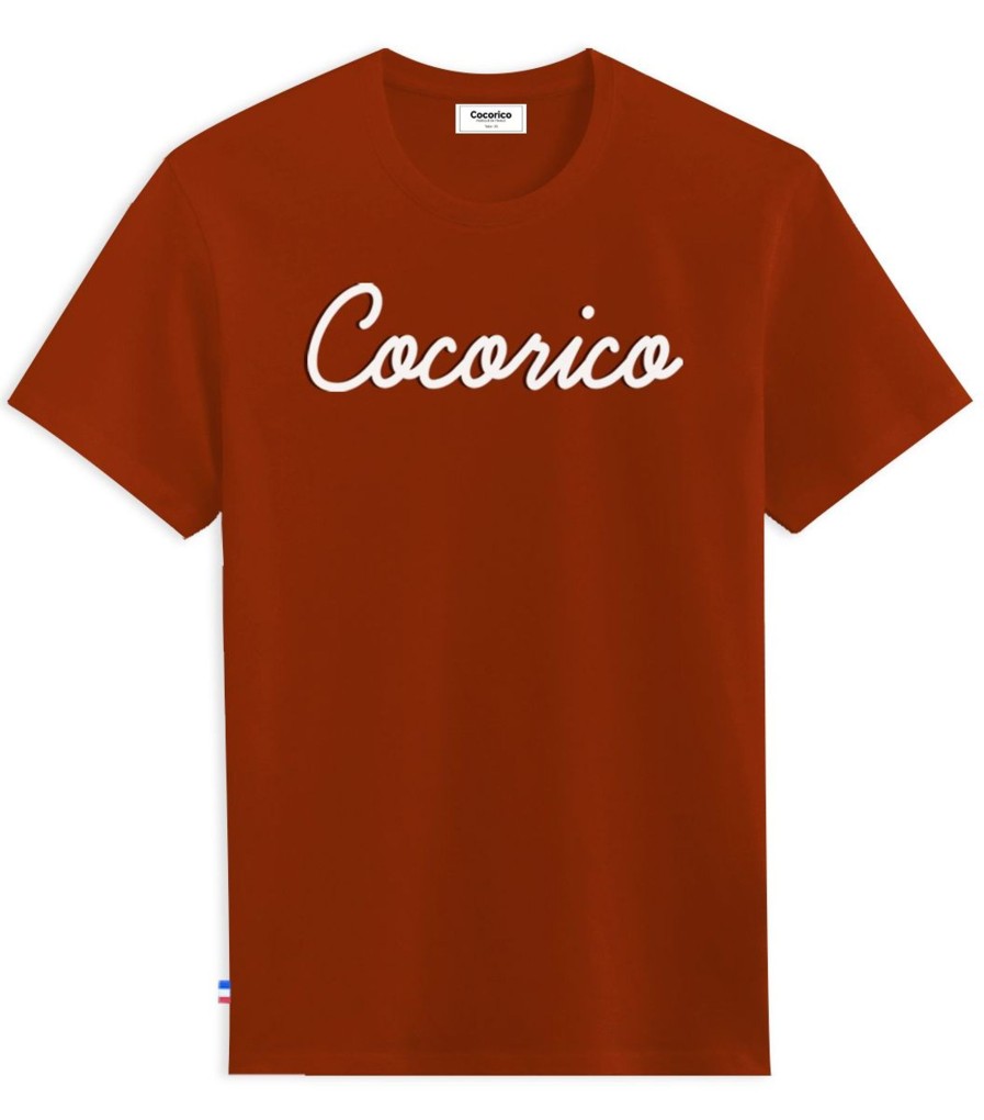 Homme Cocorico | T-Shirt Hommel'Original Blanc (Effet Velours)