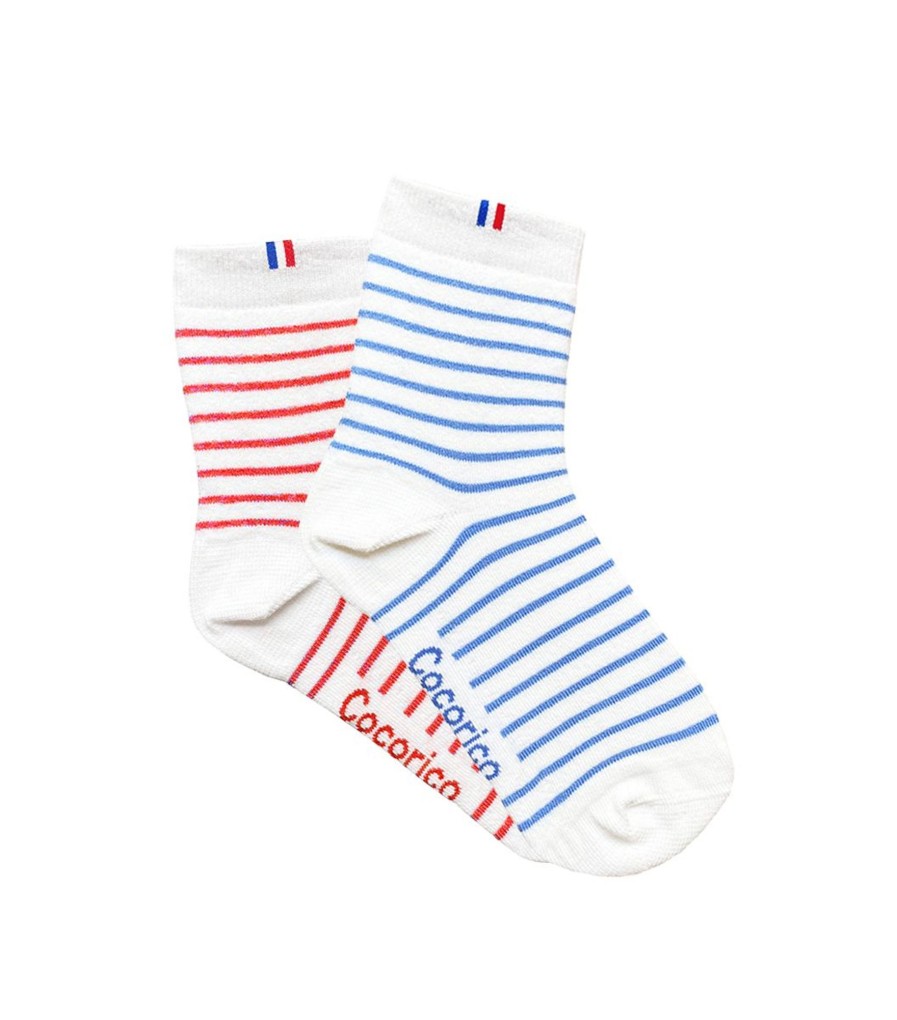 Femme Cocorico | Chaussettes Femmele Pack Marinieres Femme (X2)