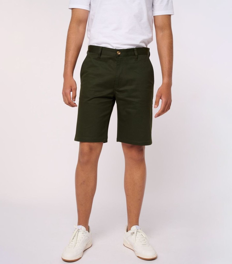 Homme Cocorico | Bermudabermuda Coton Homme Olive