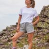 Femme Cocorico | Short Molletonshort En Molleton Femme Gris Chine