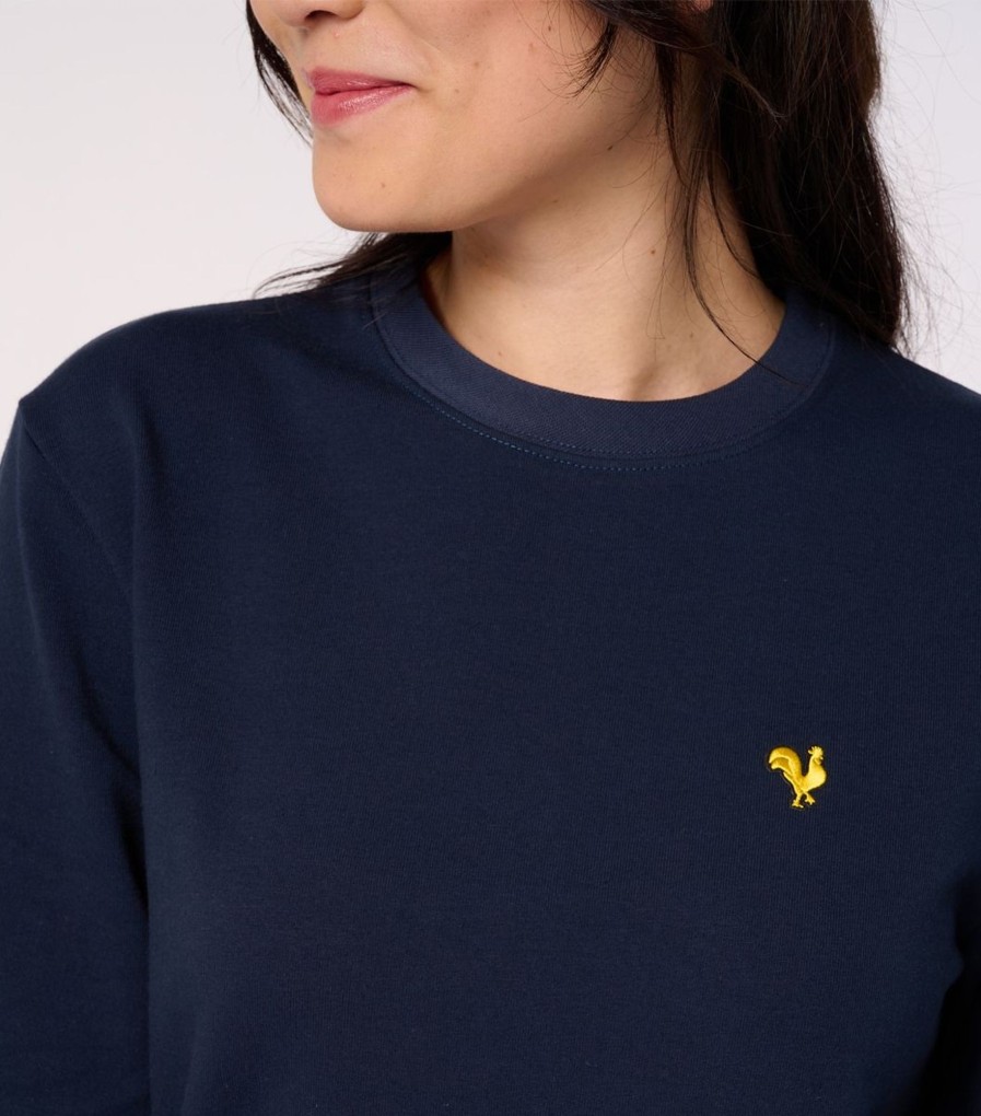 Femme Cocorico | Sweat Unisexecoq Jaune (Brode)