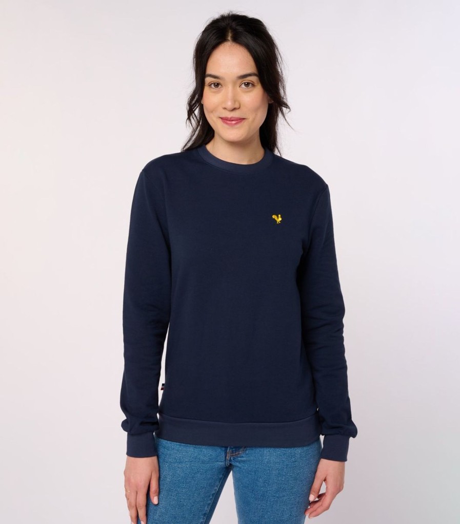 Femme Cocorico | Sweat Unisexecoq Jaune (Brode)