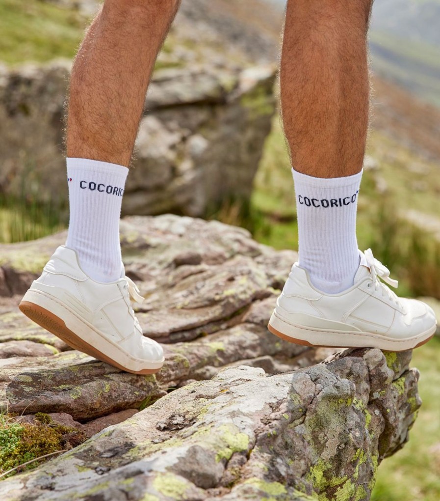 Femme Cocorico | Chaussettes Sportcollection Supporter Blanc