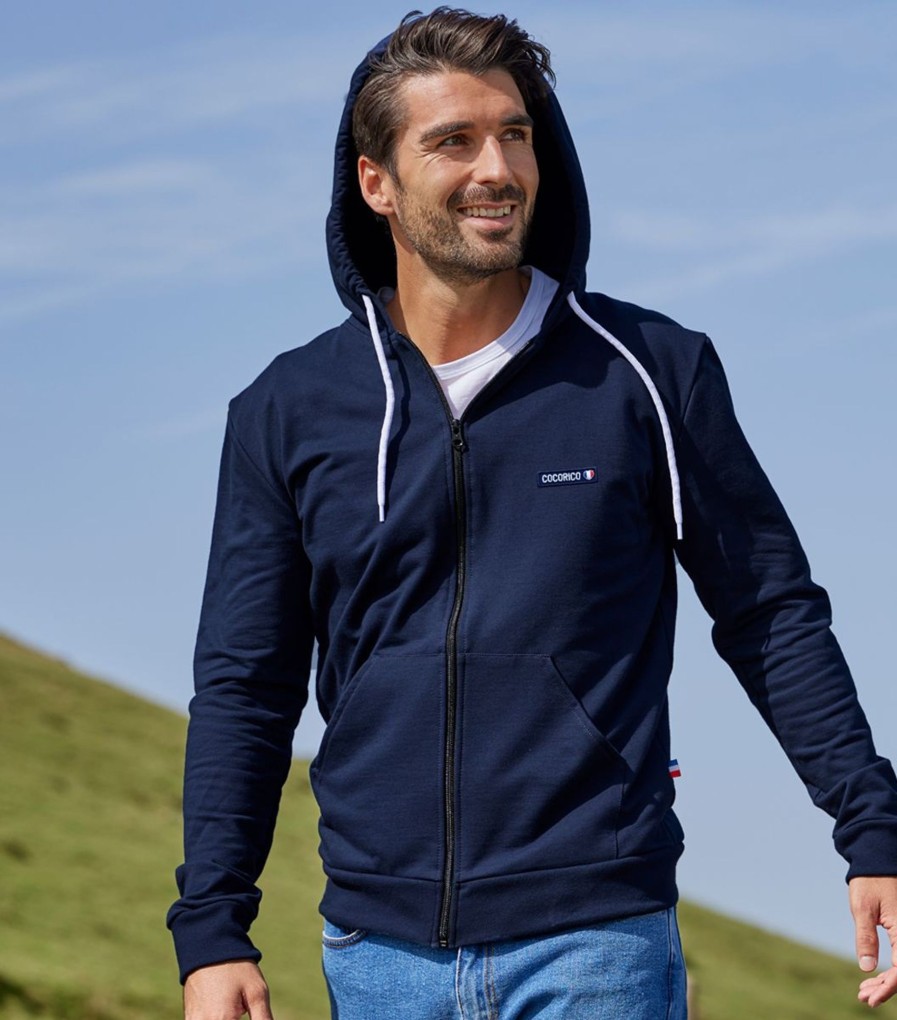 Homme Cocorico | Sweat Zippe Unisexeles Essentiels