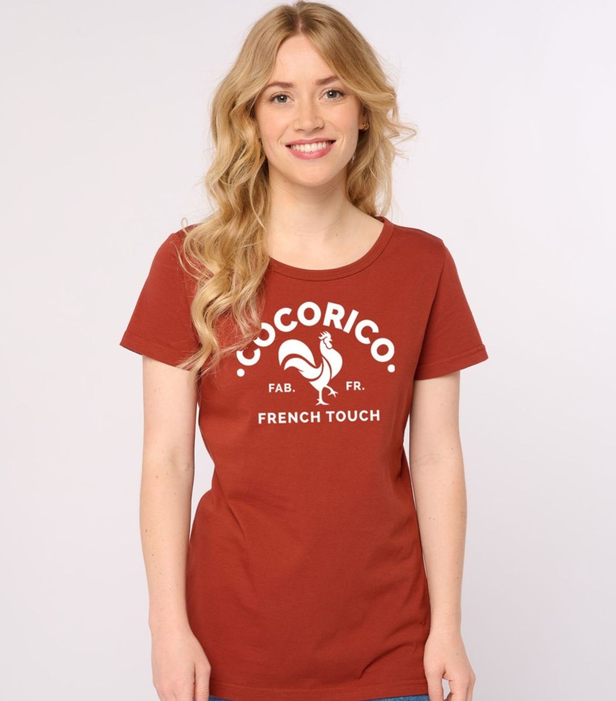 Femme Cocorico | T-Shirt Femmele Coq Francais Blanc