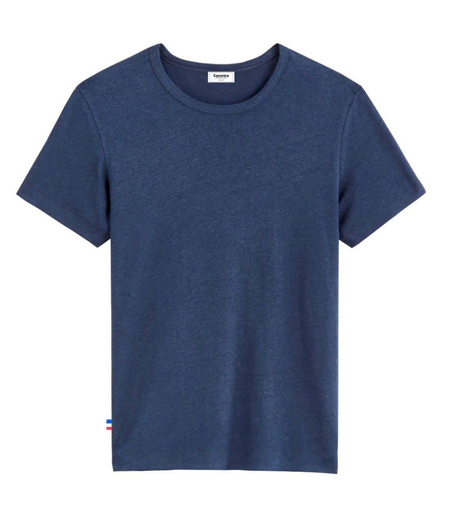 Homme Cocorico | T-Shirt Homme Linintemporel Bleu Chine