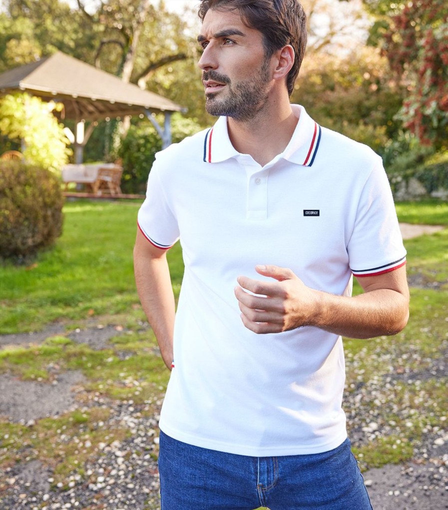 Homme Cocorico | Polo Hommecollection Supporter Blanc