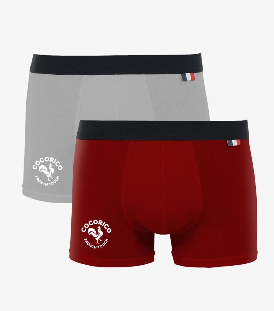 Homme Cocorico | Boxer (X2)Pack Duo Coq Francais