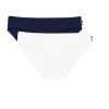 Femme Cocorico | Culotte (X2)Pack Bleu Et Blanc