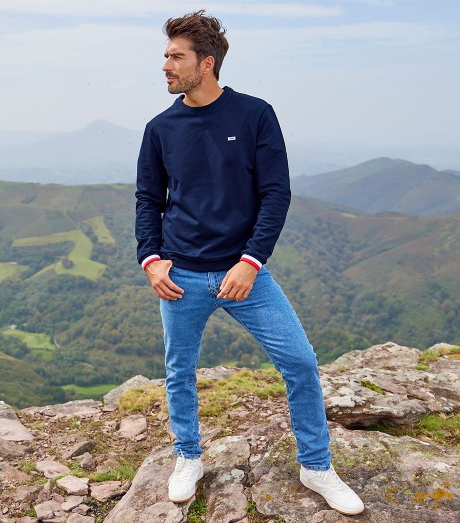 Homme Cocorico | Sweat Unisexecollection Supporter Bleu Marine