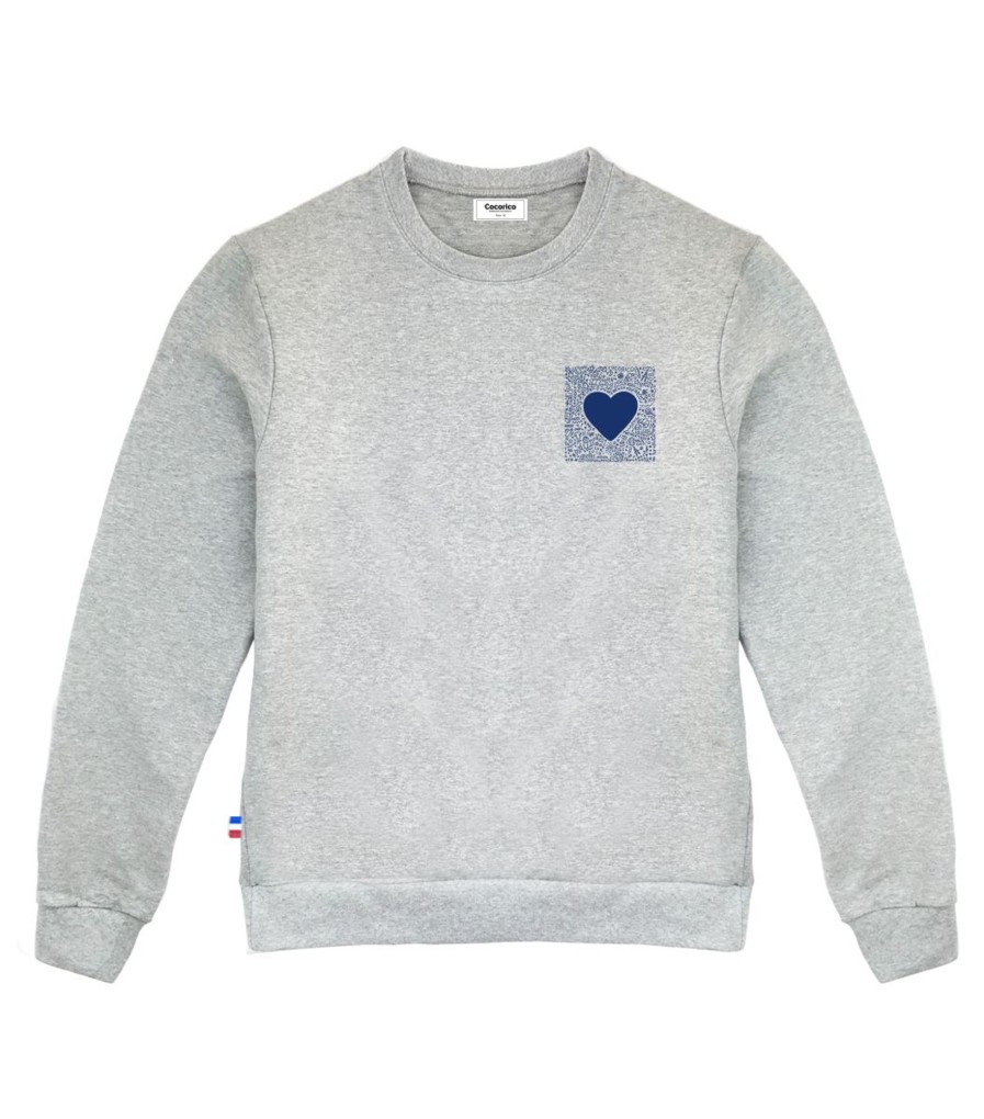 Homme Cocorico | Sweat Unisexecocorico Gris