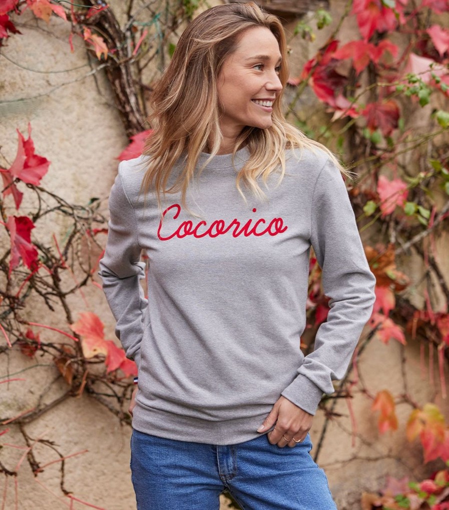 Femme Cocorico | Sweat Unisexel'Original (Effet Velours)