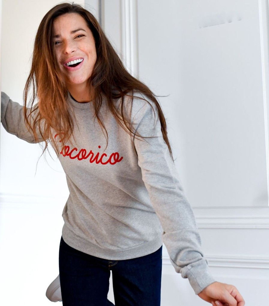 Femme Cocorico | Sweat Unisexel'Original (Effet Velours)