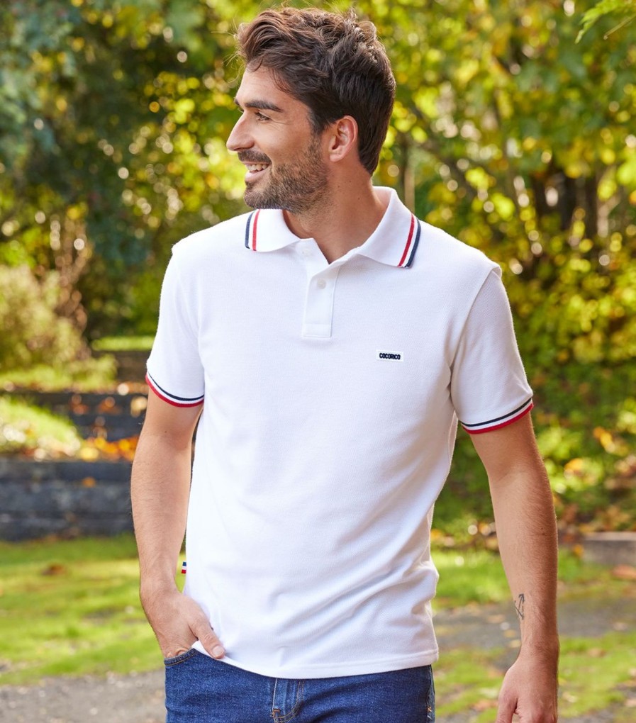 Homme Cocorico | Polo Hommecollection Supporter Blanc