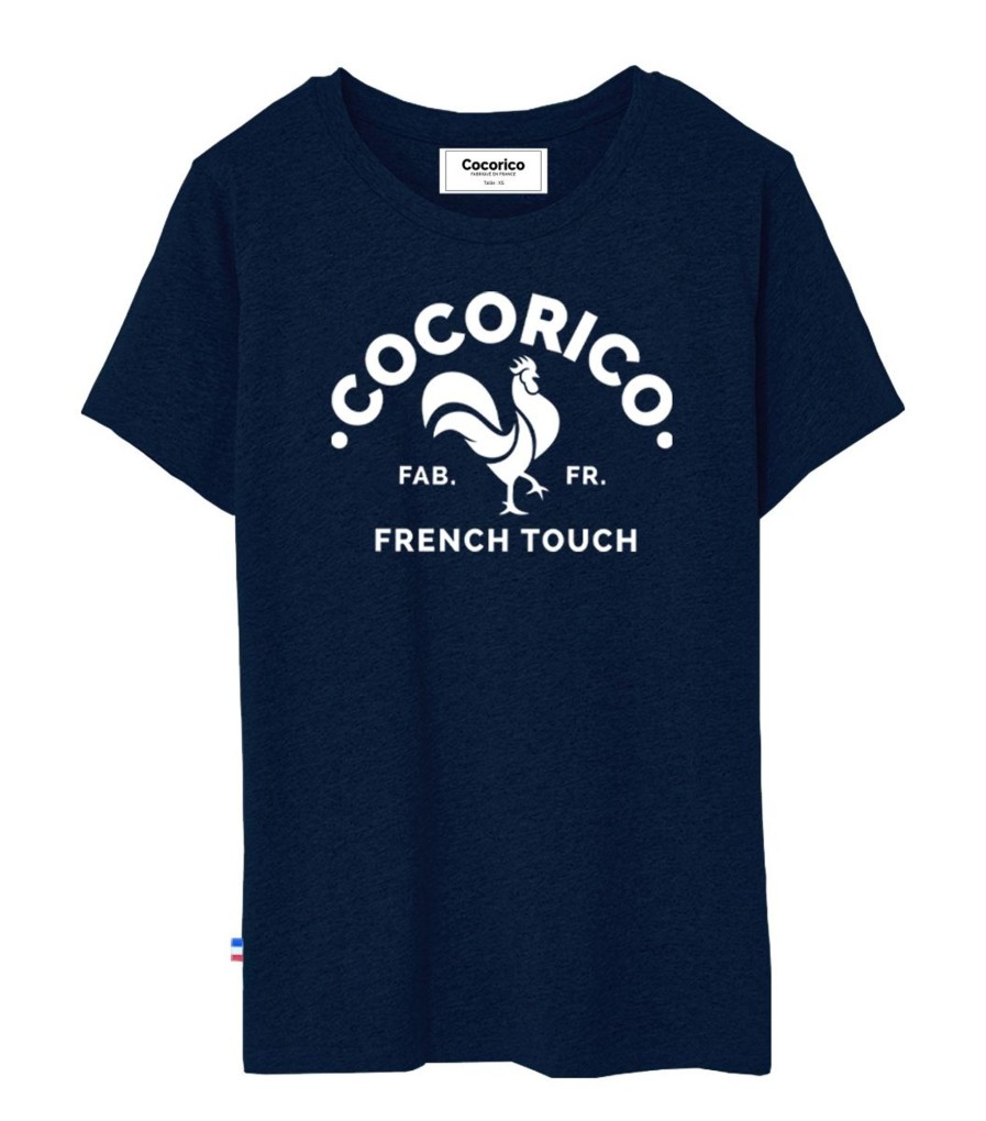 Femme Cocorico | T-Shirt Femmele Coq Francais Blanc