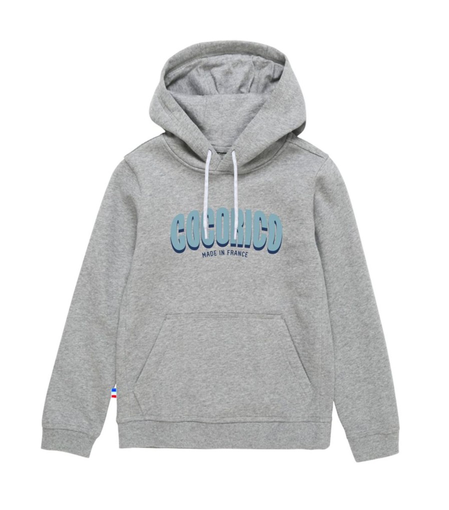 Femme Cocorico | Sweat A Capuche Unisexecocorico Gris