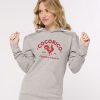 Femme Cocorico | Sweat A Capuche Unisexele Coq Francais Rouge (Effet Velours)