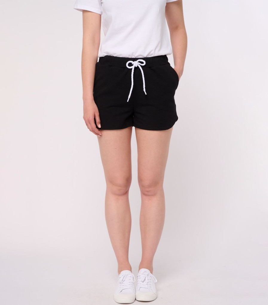 Femme Cocorico | Short Molletonshort En Molleton Femme Noir