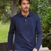 Homme Cocorico | Polo Manches Longuesles Essentiels Bleu Marine