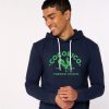 Homme Cocorico | Sweat A Capuche Unisexele Coq Francais Vert (Effet Velours)