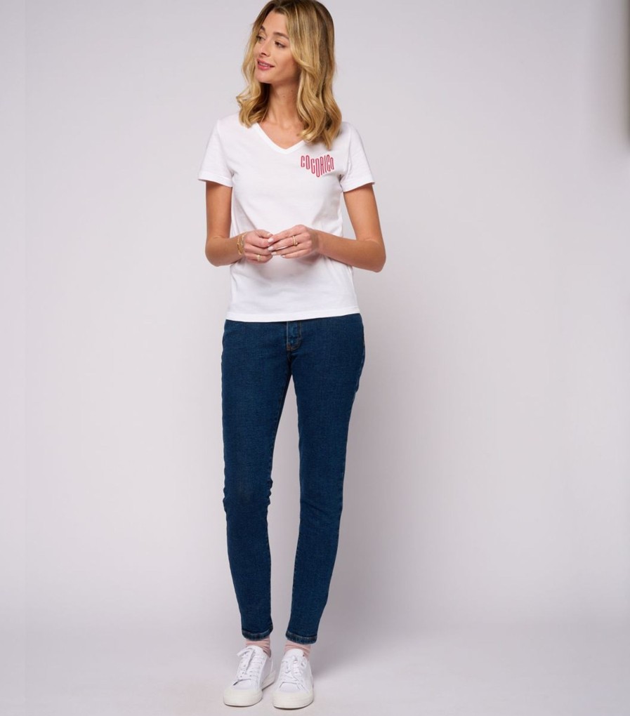 Femme Cocorico | Jean Femmele Skinny Stone Stone Denim