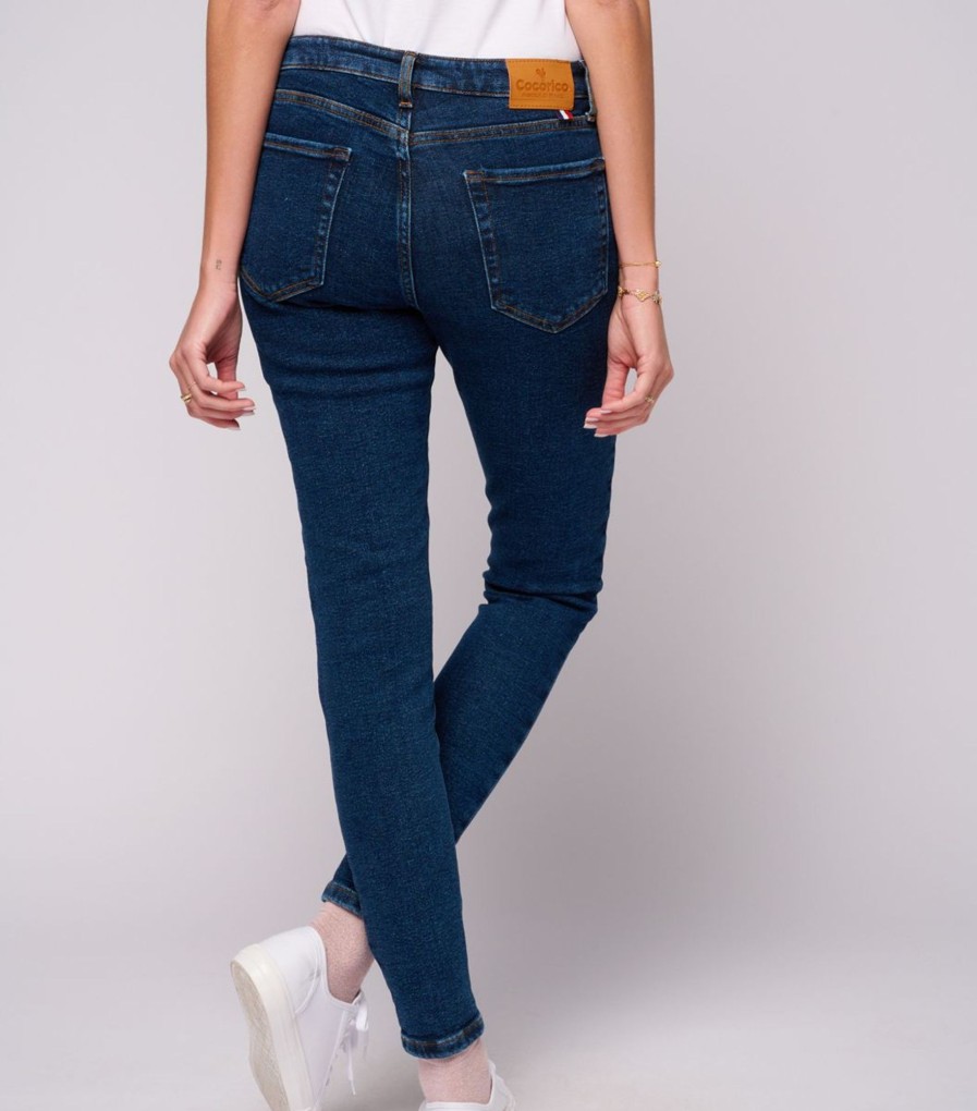 Femme Cocorico | Jean Femmele Skinny Stone Stone Denim