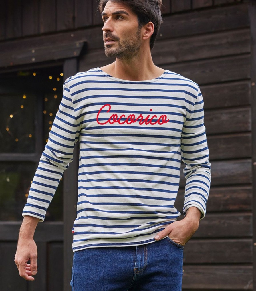 Homme Cocorico | Mariniere Unisexel'Original Mariniere Bleu