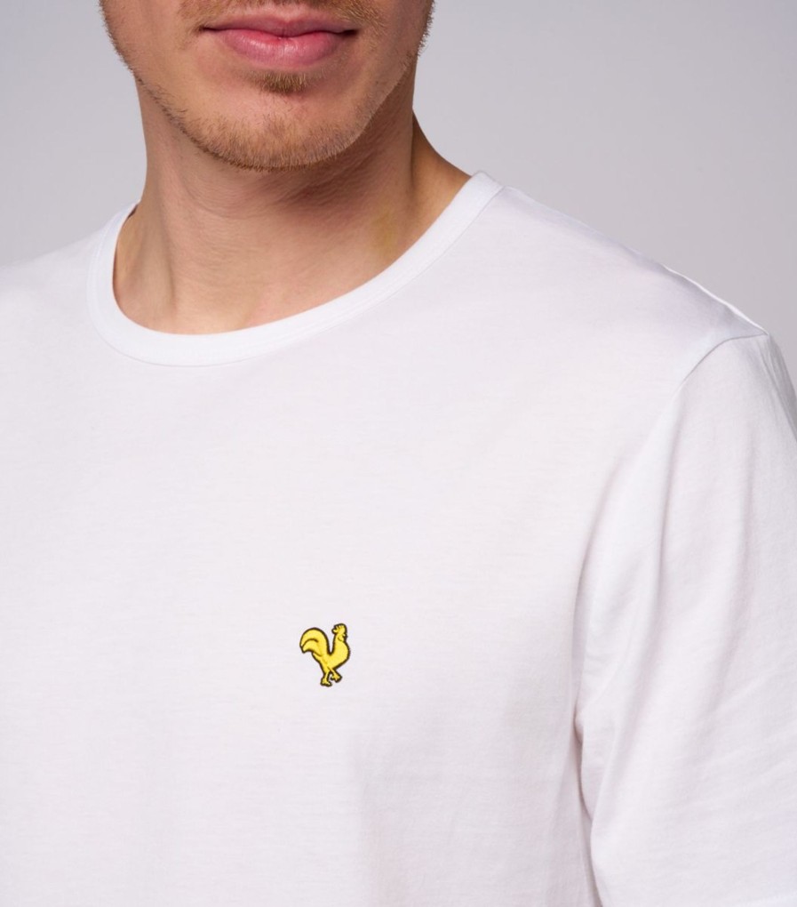 Homme Cocorico | T-Shirt Hommecoq Jaune (Brode)