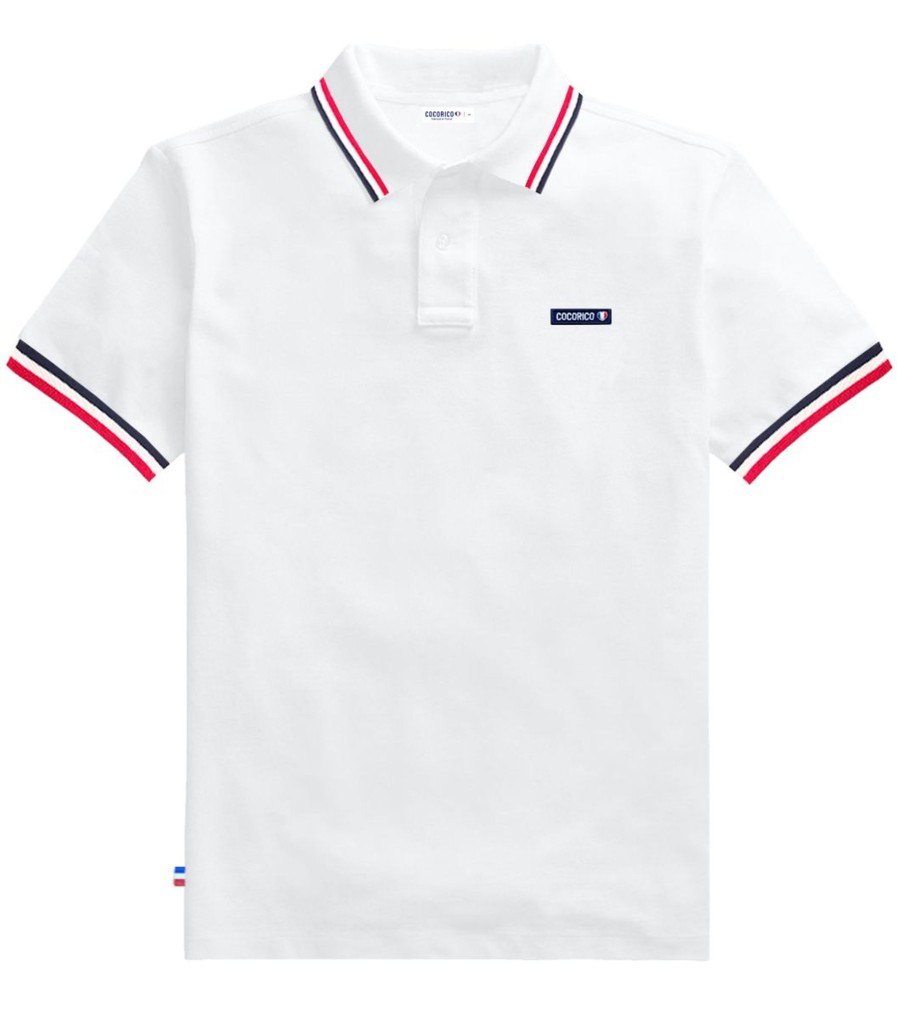 Homme Cocorico | Polo Hommecollection Supporter Blanc