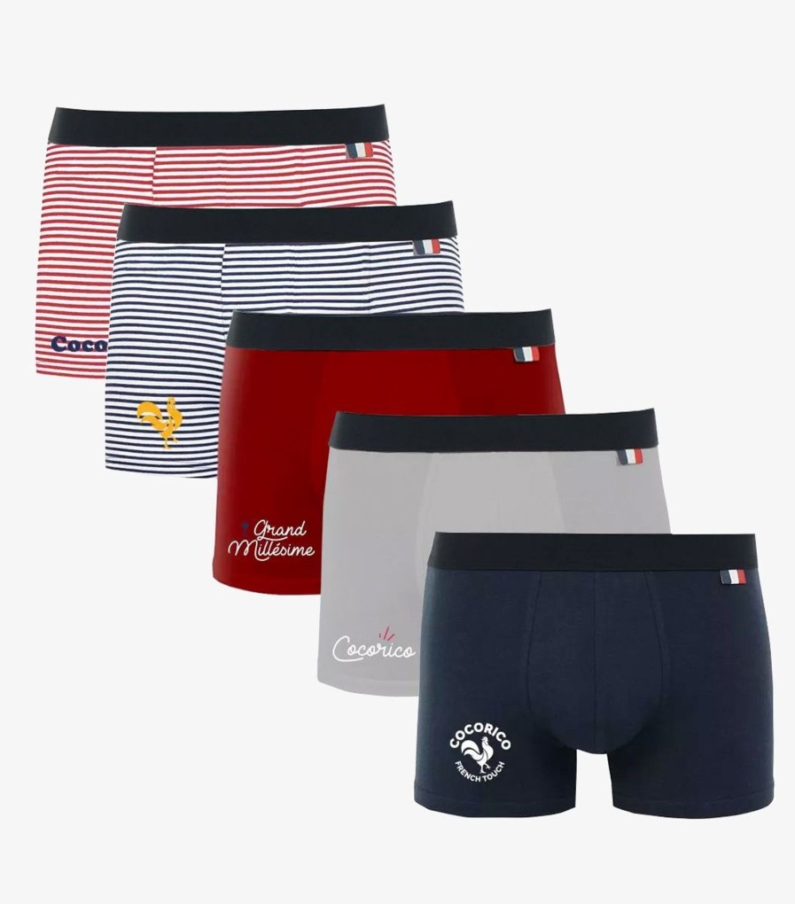 Homme Cocorico | Boxers (X5)Le Super Pack Boxer