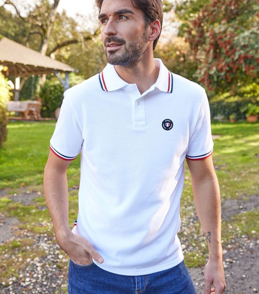 Homme Cocorico | Polo Hommecollection Supporter Blanc