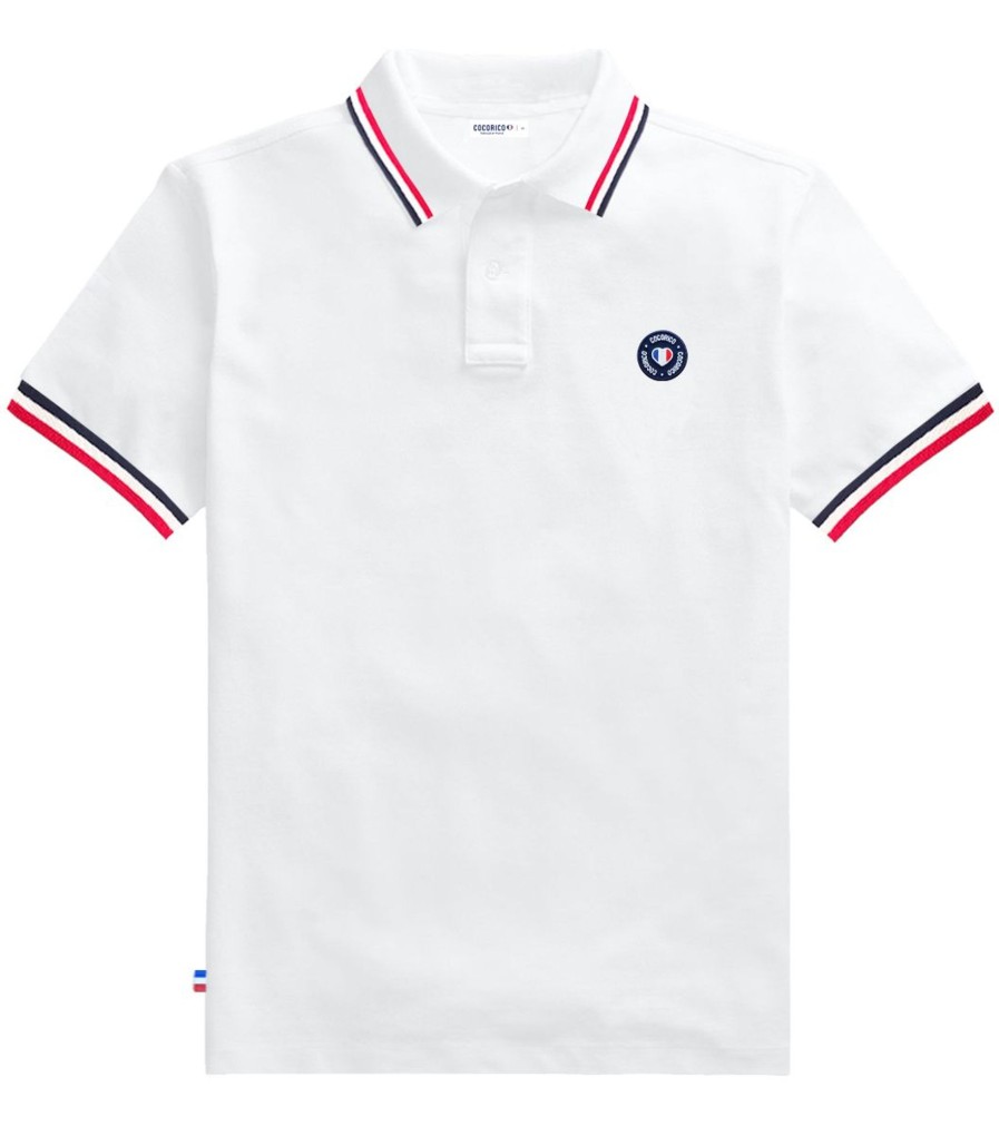 Homme Cocorico | Polo Hommecollection Supporter Blanc