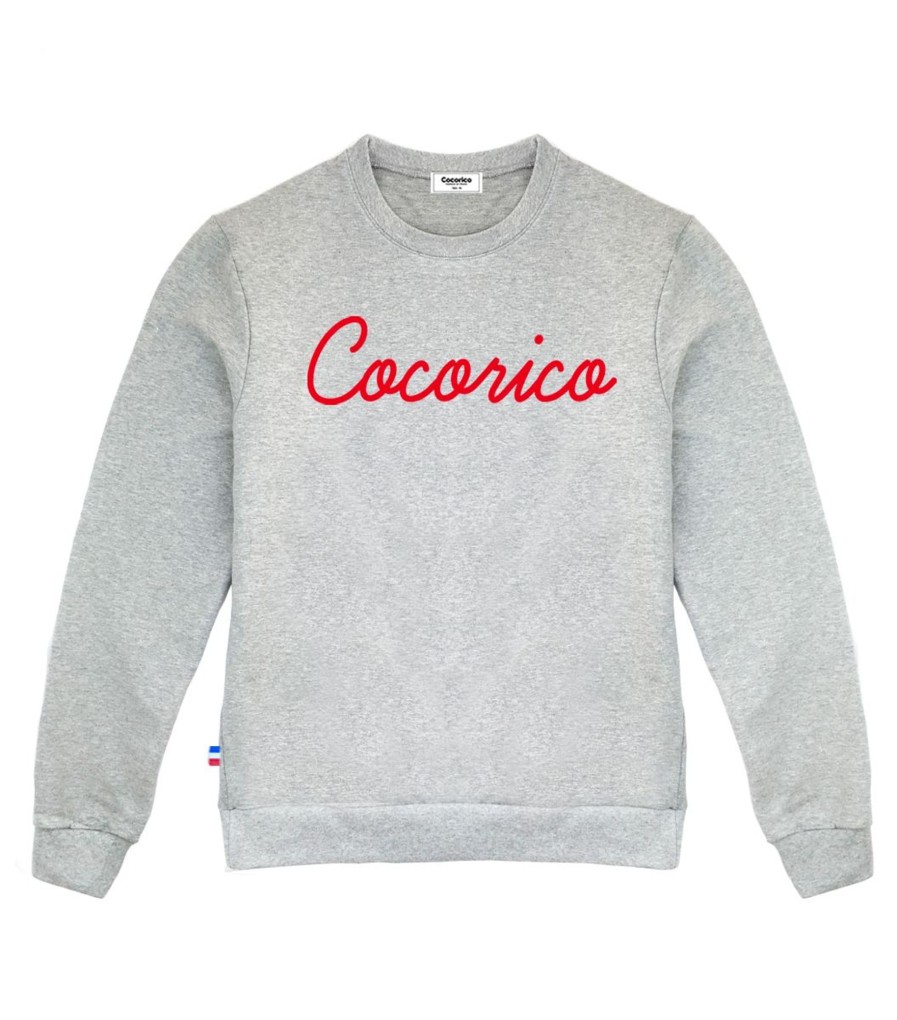 Homme Cocorico | Sweat Unisexel'Original (Effet Velours)