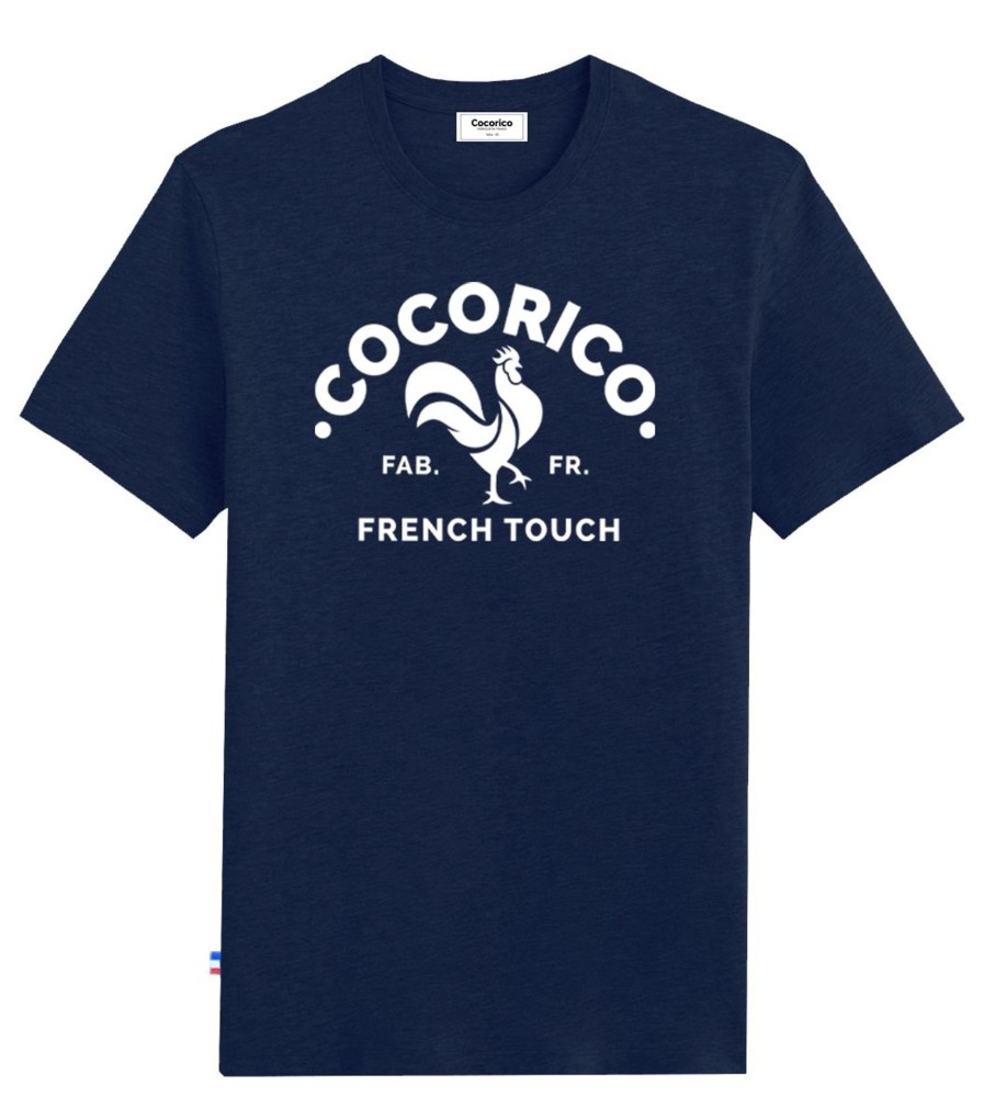 Homme Cocorico | T-Shirt Hommele Coq Francais Blanc