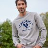 Homme Cocorico | Sweat Unisexele Coq Francais (Effet Velours) Gris