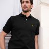 Homme Cocorico | Polo Hommecoq Jaune (Brode) Noir