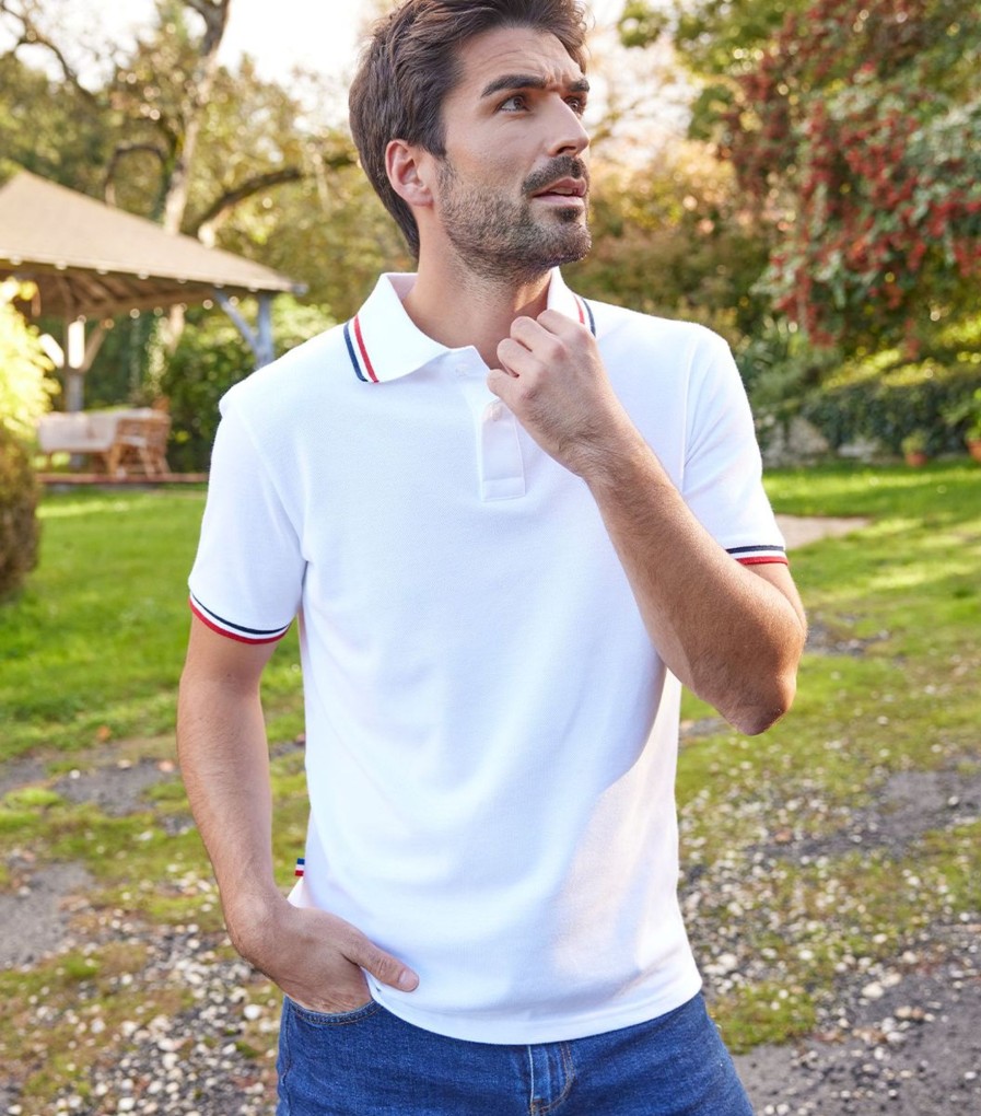 Homme Cocorico | Polo Hommecollection Supporter Blanc