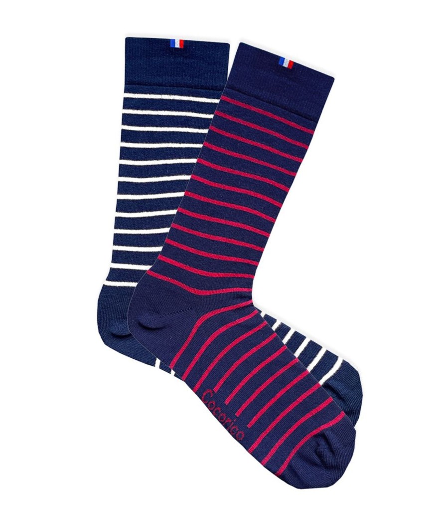 Homme Cocorico | Chaussettes (X2)Le Pack Mariniere (X2)