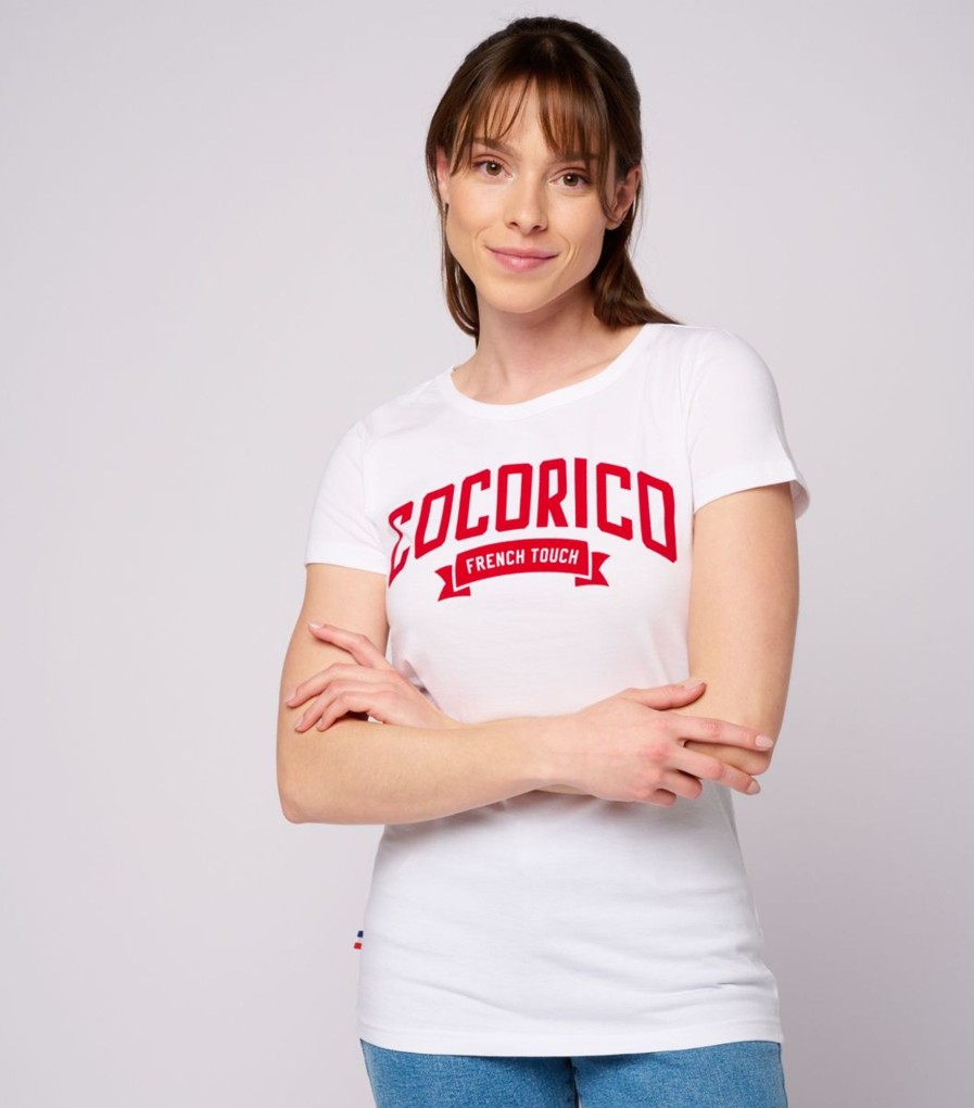 Femme Cocorico | T-Shirt Femmele Campus (Effet Velours)