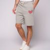 Homme Cocorico | Short Molletonshort En Molleton Homme Gris Chine