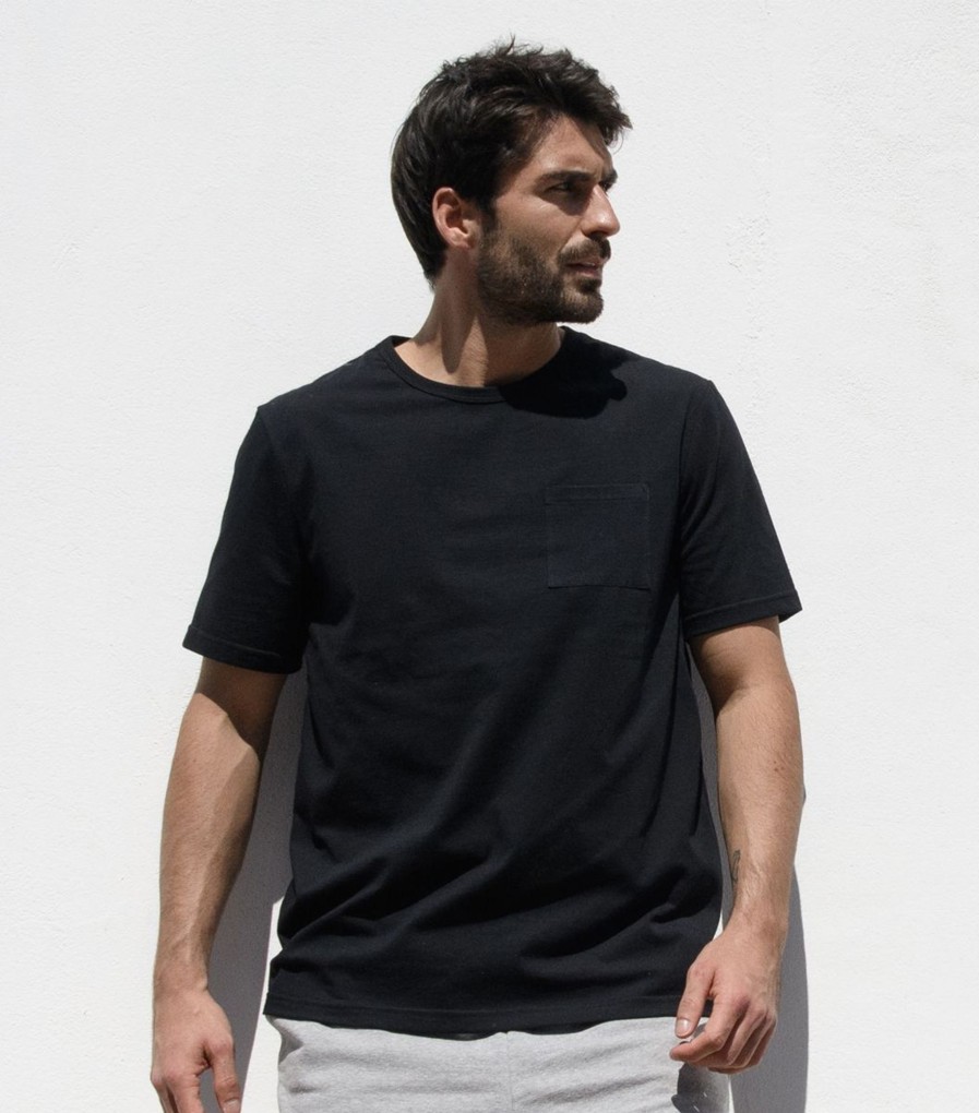 Homme Cocorico | T-Shirt Poche Hommet-Shirt Poche Homme Noir